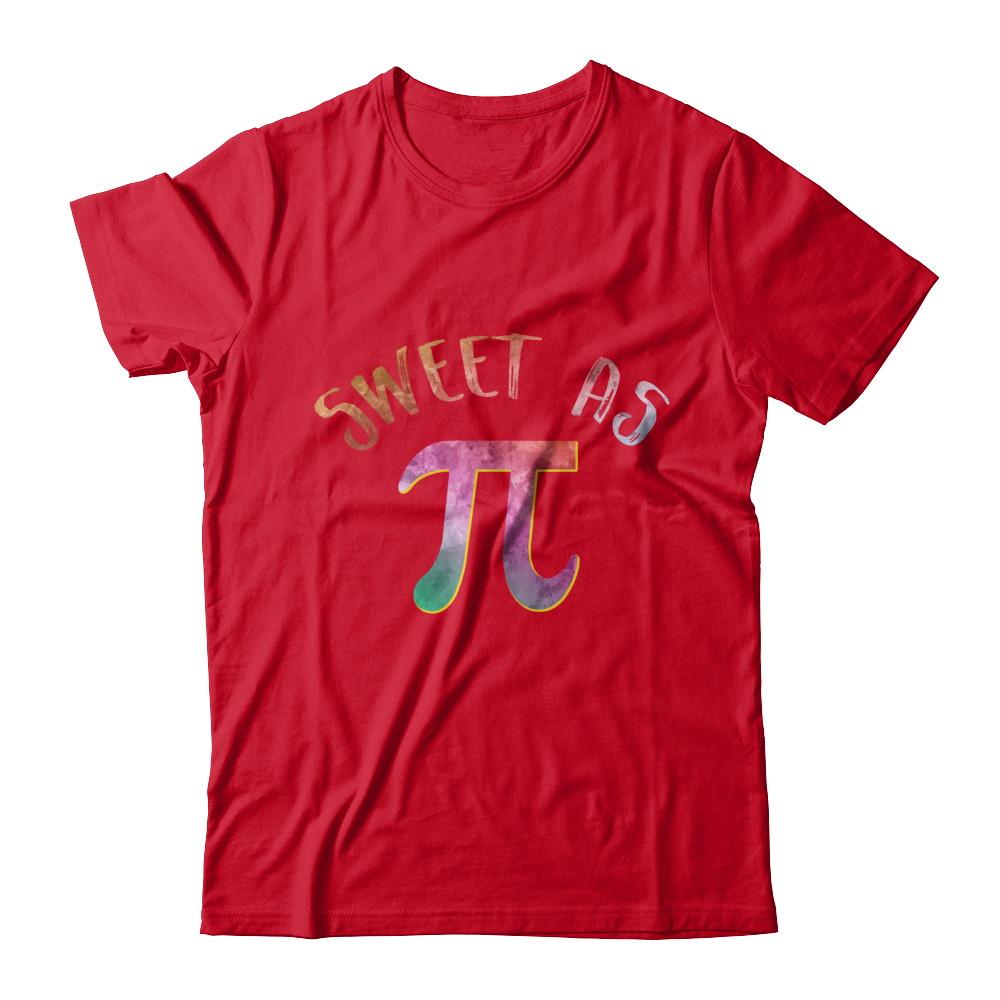 Sweet As Pi Day Teacher 3.14 Funny Math-T-Shirt & Hoodie-Premium T-Shirt-Red