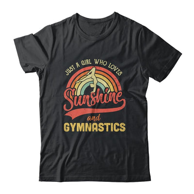 A Girl Who Loves Sunshine And Gymnastics-T-Shirt & Tank Top-Classic T-Shirt-Black