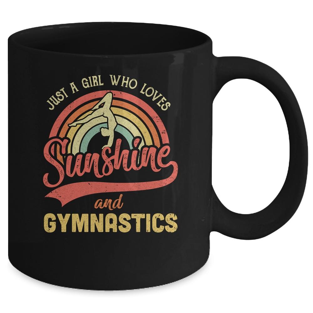 A Girl Who Loves Sunshine And Gymnastics Mug-Coffee Mug-