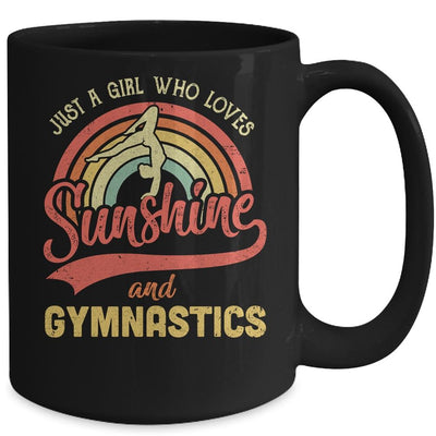 A Girl Who Loves Sunshine And Gymnastics Mug-Coffee Mug-