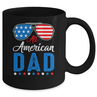 All American Dad 4th of July Independence Men Daddy Mug-Coffee Mug-