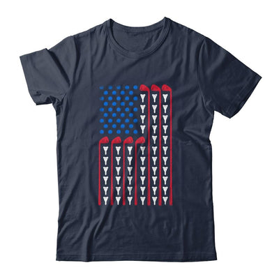 American Flag Golf Funny Golf Club Sports Gift-T-Shirt & Hoodie-Classic T-Shirt-Navy