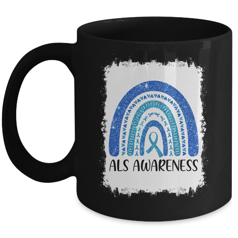 Amyotrophic Lateral Sclerosis Als Awareness Rainbow Mug-Coffee Mug-Mug-Black