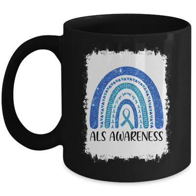 Amyotrophic Lateral Sclerosis Als Awareness Rainbow Mug-Coffee Mug-Mug-Black