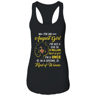 August Birthday Gifts I'm A Queen Black Women Girl-T-Shirt & Tank Top-Women's Ideal Racerback Tank-Black