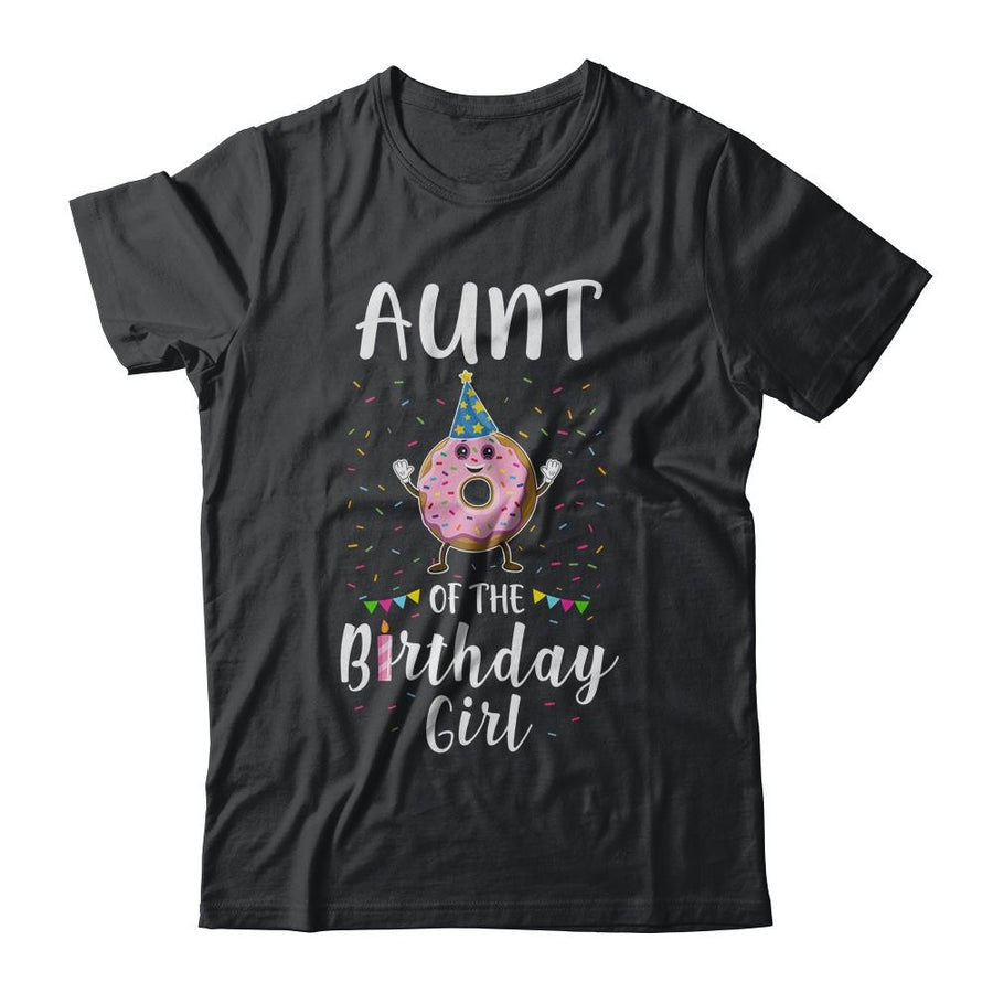Aunt Of The Birthday Girl Donut Cute Gift-T-Shirt & Hoodie-Classic T-Shirt-Black