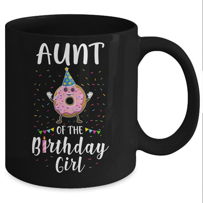 Aunt Of The Birthday Girl Donut Cute Gift Mug-Coffee Mug-Mug-Black