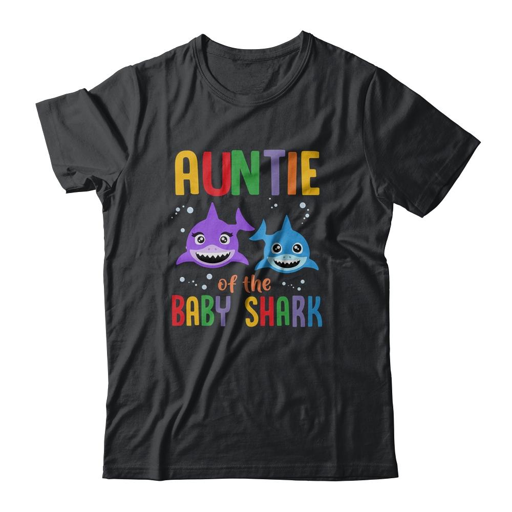 Auntie Of The Baby Shark Birthday Auntie Shark