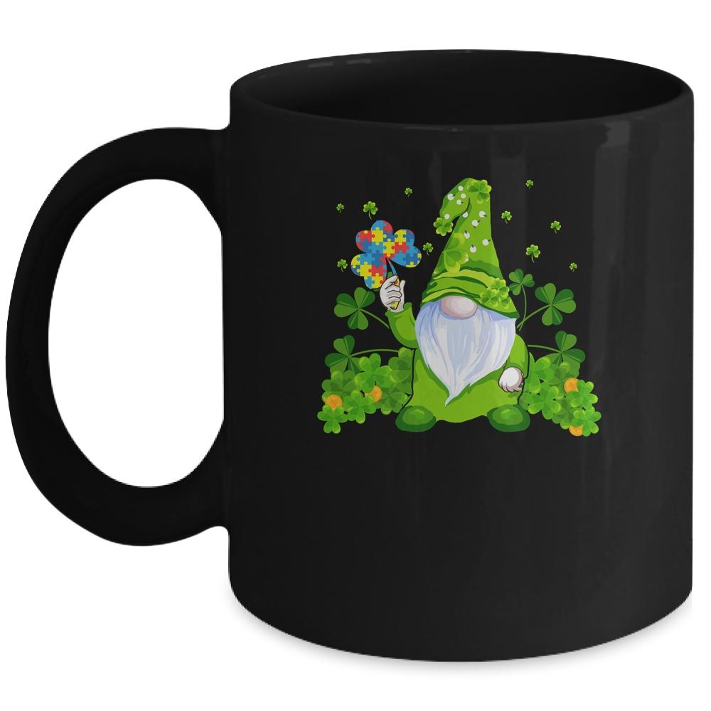 Autism Awareness Gnomes Shamrock St Patricks Day Mug