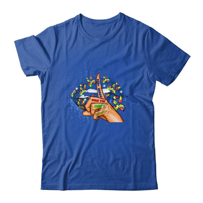 Autism Lips Don't Judge What You Don't Understand Autism Mom-T-Shirt & Tank Top-Classic T-Shirt-Royal