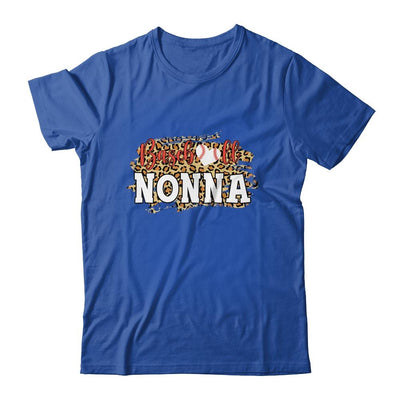 Baseball Nonna Leopard Funny Softball Mother's Day-T-Shirt & Tank Top-Classic T-Shirt-Royal