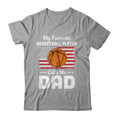 Basketball Dad My Favorite Basketball Player Calls Me Dad-T-Shirt & Hoodie-Classic T-Shirt-Sport Grey