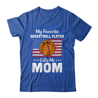 Basketball Mom My Favorite Basketball Player Calls Me Mom-T-Shirt & Hoodie-Classic T-Shirt-Royal