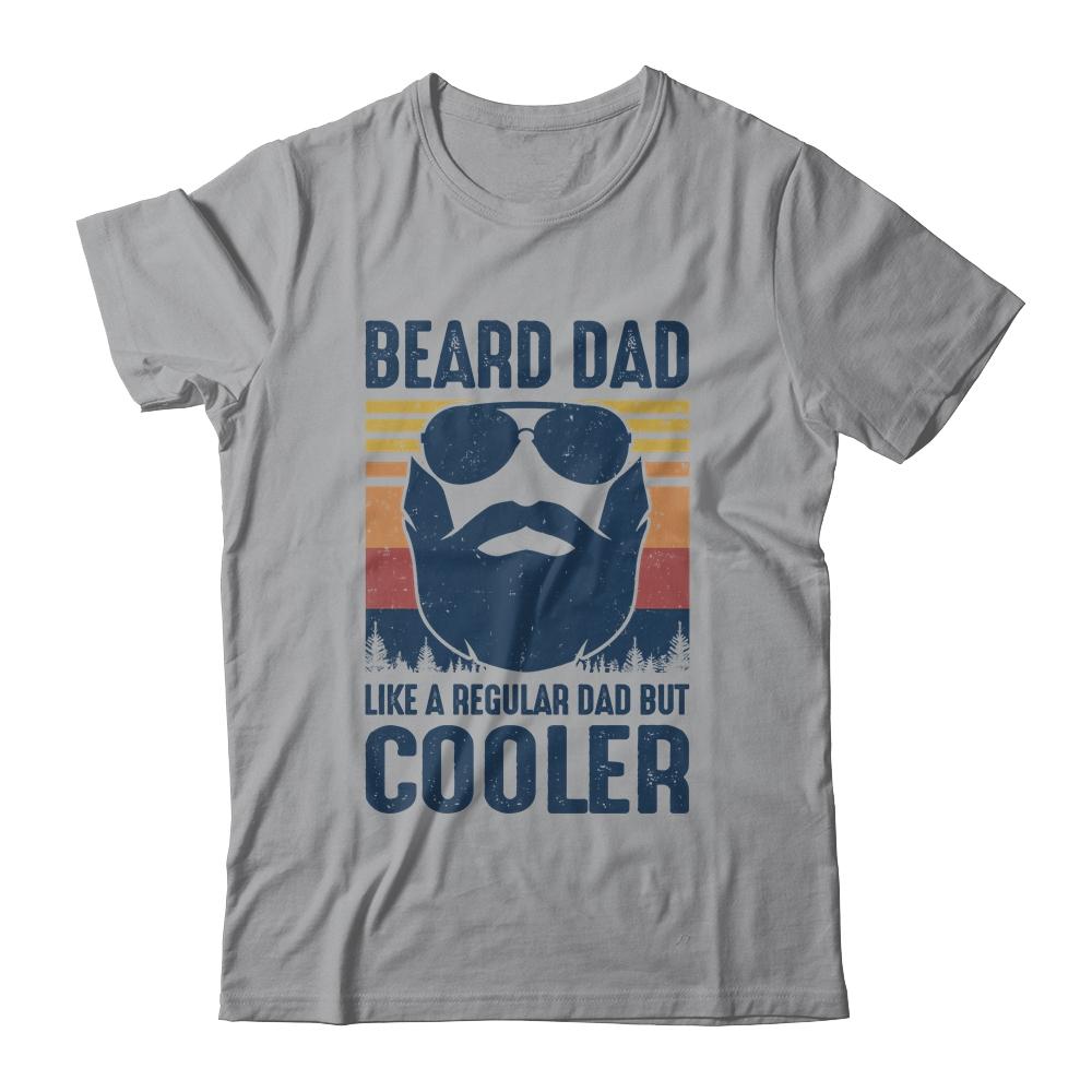 Beard Dad Like A Regular Dad But Cooler-T-Shirt & Hoodie-Classic T-Shirt-Sport Grey