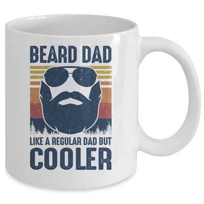 Beard Dad Like A Regular Dad But Cooler Mug-Coffee Mug-Mug-White