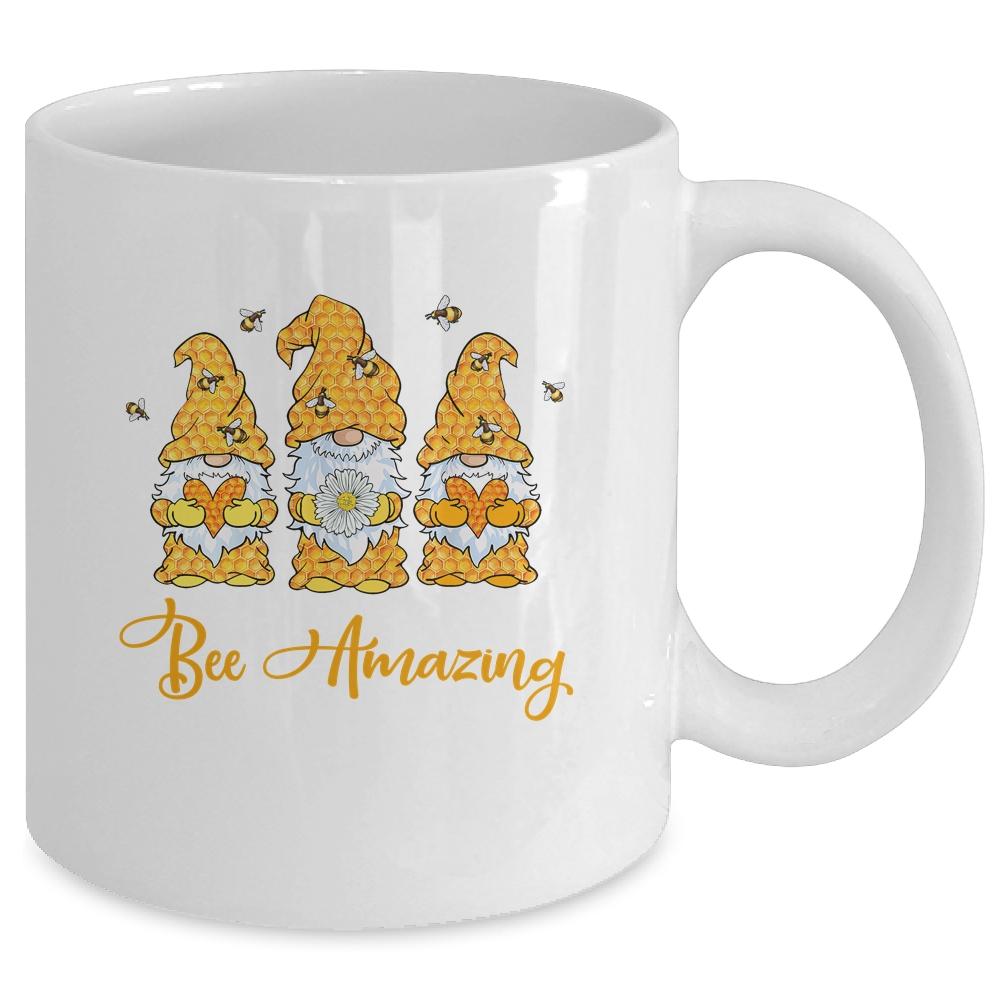 Bee Amazing Bees Gnomes Mothers Day For Teachers Mom Mug-Coffee Mug-