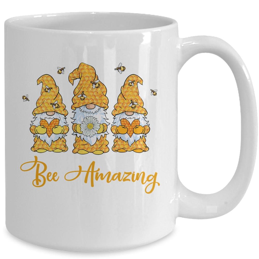 Bee Amazing Bees Gnomes Mothers Day For Teachers Mom Mug-Coffee Mug-