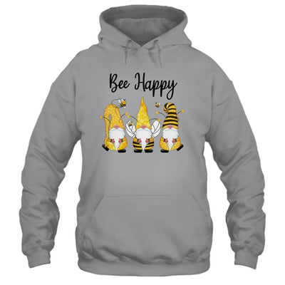 Bee Happy Gnomes Cute-T-Shirt & Tank Top-Pullover Hoodie-Sport Grey