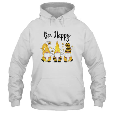 Bee Happy Gnomes Cute-T-Shirt & Tank Top-Pullover Hoodie-White