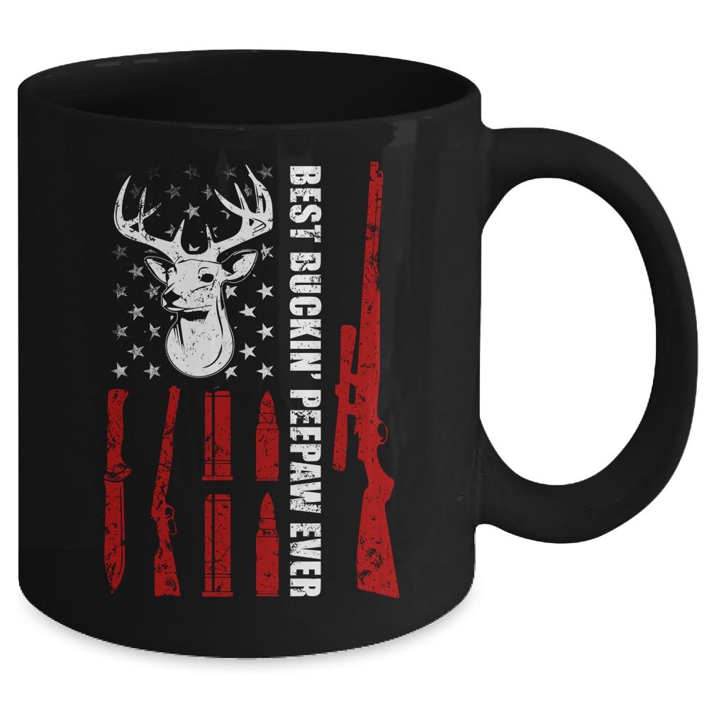 Best Buckin' PeePaw Ever Deer Hunting Papa Fathers Day Mug-Coffee Mug-