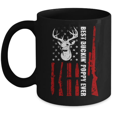 Best Buckin' Poppy Ever Deer Hunting Papa Fathers Day Mug-Coffee Mug-Mug-Black