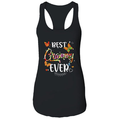 Best Grammy Ever Colored Patterns Mother's Day Aunt Birthday-T-Shirt & Tank Top-Women's Ideal Racerback Tank-Black