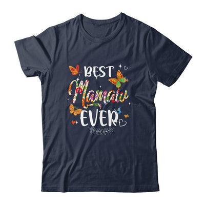 Best Mamaw Ever Colored Patterns Mother's Day Aunt Birthday-T-Shirt & Tank Top-Classic T-Shirt-Navy