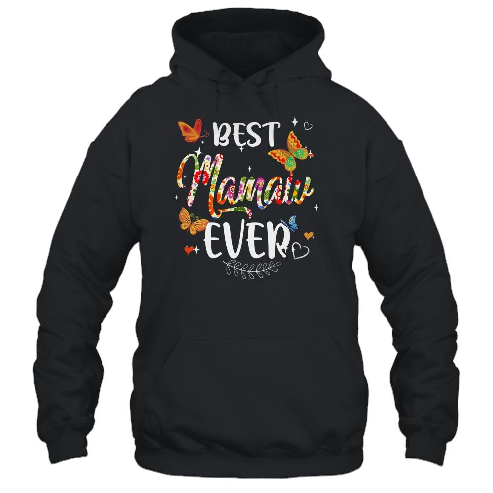 Best Mamaw Ever Colored Patterns Mother's Day Aunt Birthday-T-Shirt & Tank Top-Pullover Hoodie-Black