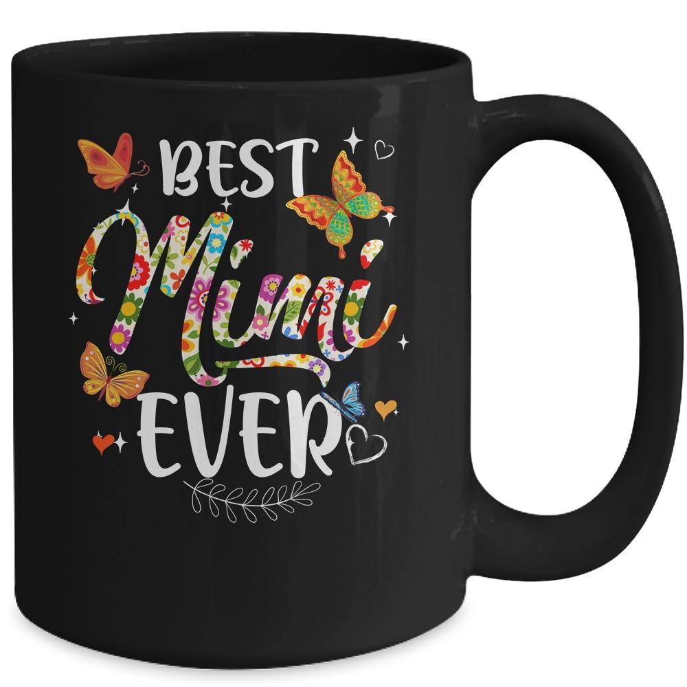 Best Mimi Ever Colored Patterns Mother's Day Aunt Birthday Mug-Coffee Mug-