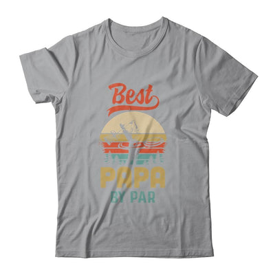 Best Papa By Par Funny Disc Golf For Men Father's Day-T-Shirt & Hoodie-Classic T-Shirt-Sport Grey