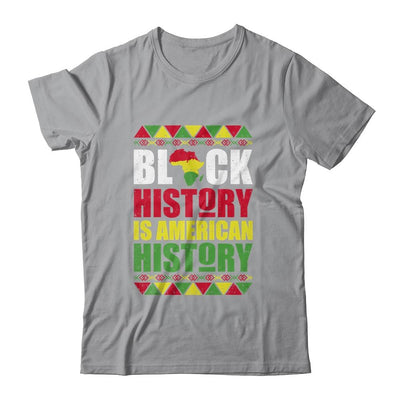 Black History Is American History Patriotic African American-T-Shirt & Hoodie-Classic T-Shirt-Sport Grey