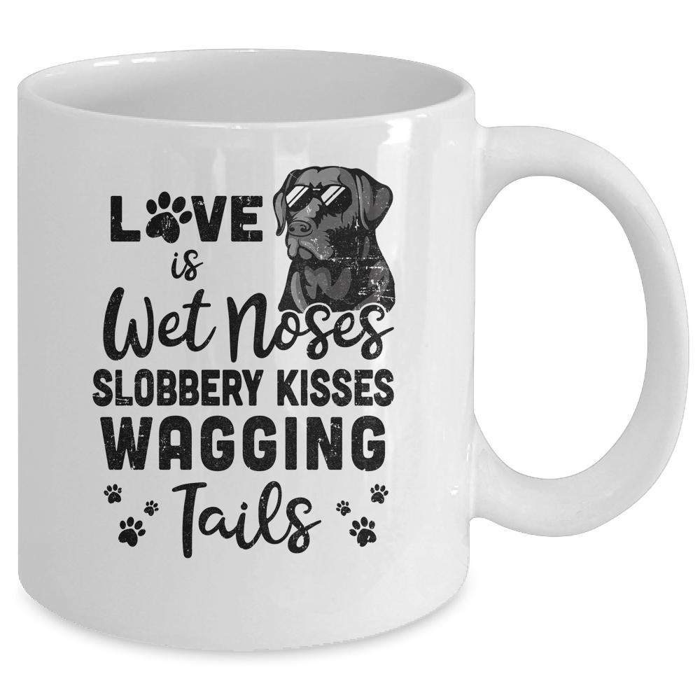 Black Labrador Retriever Love My Dog Saying Mug-Coffee Mug-Mug-White