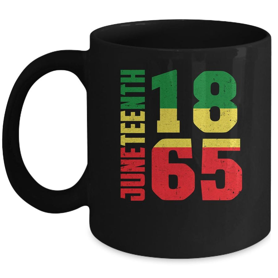 Black Proud African American For Juneteenth Mug-Coffee Mug-Mug-Black