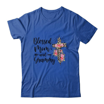 Blessed To Be Called Mom And Grammy Funny Grammy-T-Shirt & Hoodie-Classic T-Shirt-Royal