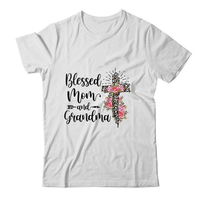Blessed To Be Called Mom And Grandma Funny Grandma-T-Shirt & Hoodie-Classic T-Shirt-White