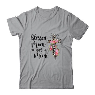 Blessed To Be Called Mom And Mimi Funny Mimi-T-Shirt & Hoodie-Classic T-Shirt-Sport Grey