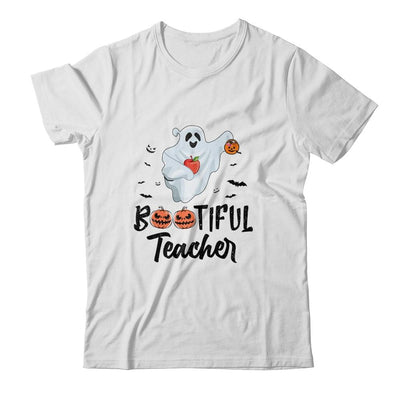 Bootiful Teacher Funny Halloween Gift-T-Shirt & Hoodie-Classic T-Shirt-White