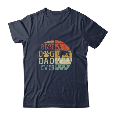 Boxer Best Dog Dad Ever Vintage Father's Day Retro-T-Shirt & Hoodie-Classic T-Shirt-Navy
