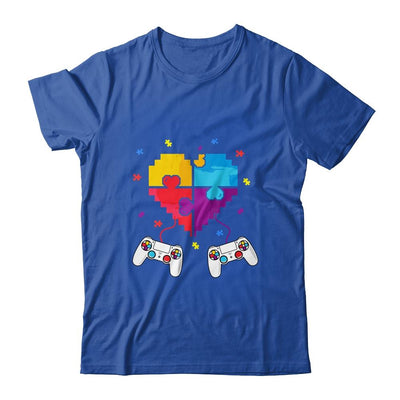 Boys Autism Gift Game Autism Awareness Month Day Men Kids-T-Shirt & Hoodie-Classic T-Shirt-Royal