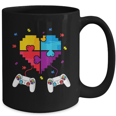 Boys Autism Gift Game Autism Awareness Month Day Men Kids Mug-Coffee Mug-