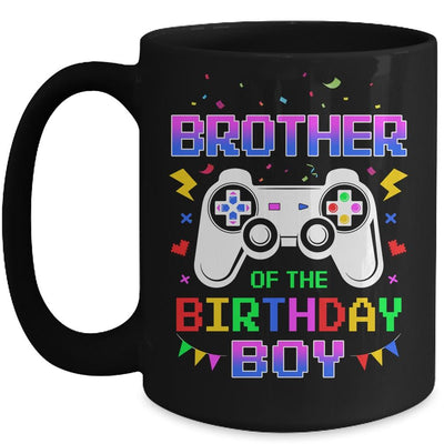 Brother Of The Birthday Boy Video Gamer Mug-Coffee Mug-Mug-Black