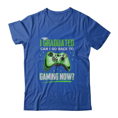 Can I Go Back To Gaming Graduation For Him Her Video Game-T-Shirt & Hoodie-Classic T-Shirt-Royal