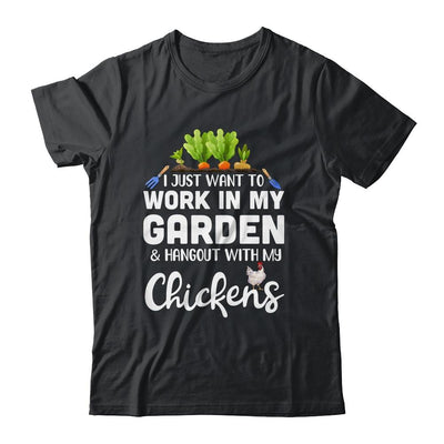 Chicken Lover Funny Gardening For Men Women Gardener-T-Shirt & Hoodie-Classic T-Shirt-Black