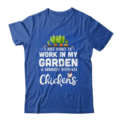 Chicken Lover Funny Gardening For Men Women Gardener-T-Shirt & Hoodie-Classic T-Shirt-Royal