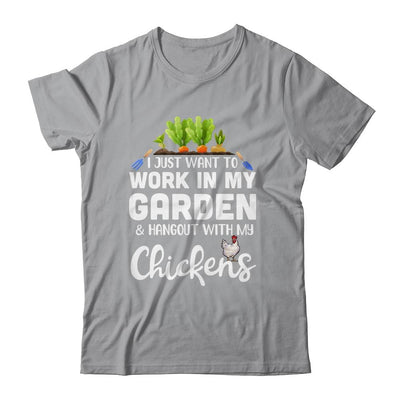 Chicken Lover Funny Gardening For Men Women Gardener-T-Shirt & Hoodie-Classic T-Shirt-Sport Grey