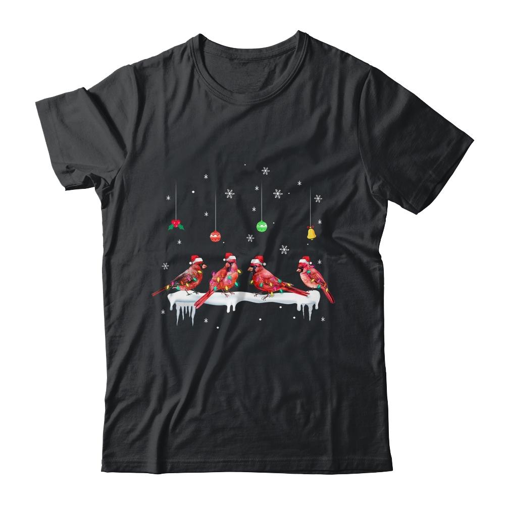 Christmas Cardinal Lover Funny Santa Cardinal X-Mas Lights