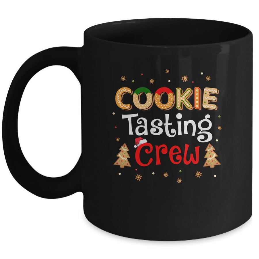 Christmas Cookie Tasting Crew Baking Holiday Mug-Coffee Mug-Mug-Black