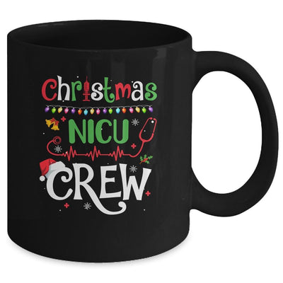 Christmas NICU Crew Nurse Doctor Tech Neonatal ICU Squad Mug-Coffee Mug-Mug-Black