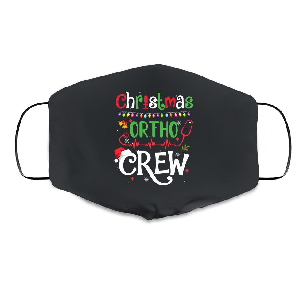 Christmas Ortho Crew Nurse Doctor Orthopaedics Squad Cloth Face Mask