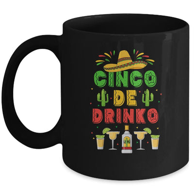 Cinco De Drinko Cinco De Mayo Party Fiesta Mug-Coffee Mug-Mug-Black